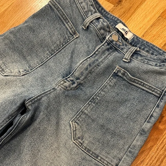 JBD Utility Pocket Jeans Size 27 Medium Light Wash High Hem - Picture 5 of 8